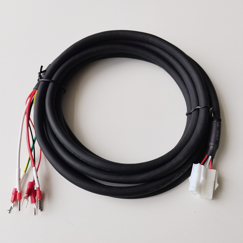 禾川小功率电机带刹车动力线束